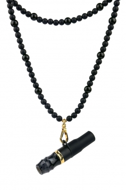 Персональний мундштук Sunpipe Exclusive Beads Agate Black