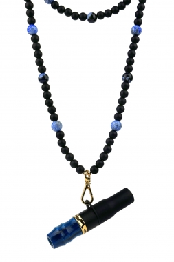 Персональний мундштук Sunpipe Exclusive Beads Agate Blue
